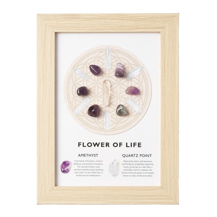 Flower of Life Picture in Frame (1pc) NFD