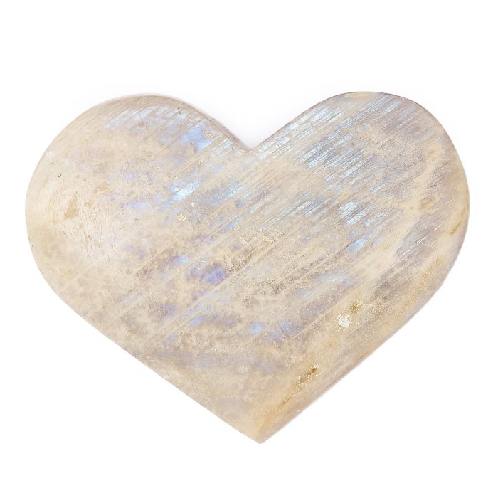 Moonstone Heart, Tanzania (1pc) NFD