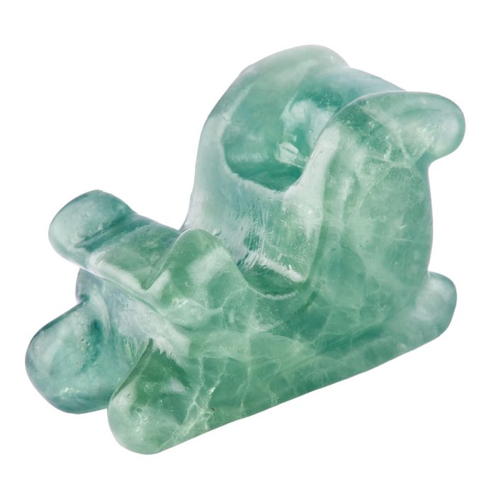 Green Fluorite Santa's Sleigh (1pc) NFD