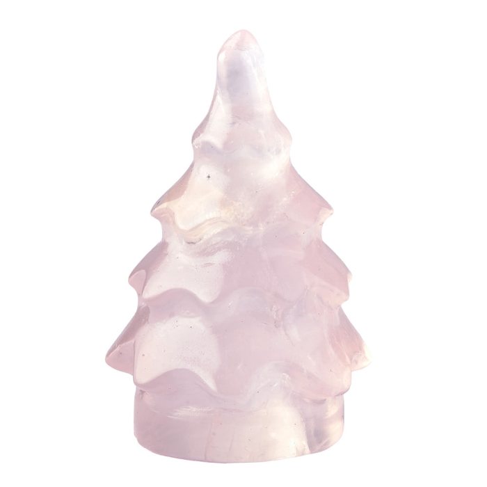 Rose Quartz Christmas Tree, 5cm (1pc) NFD