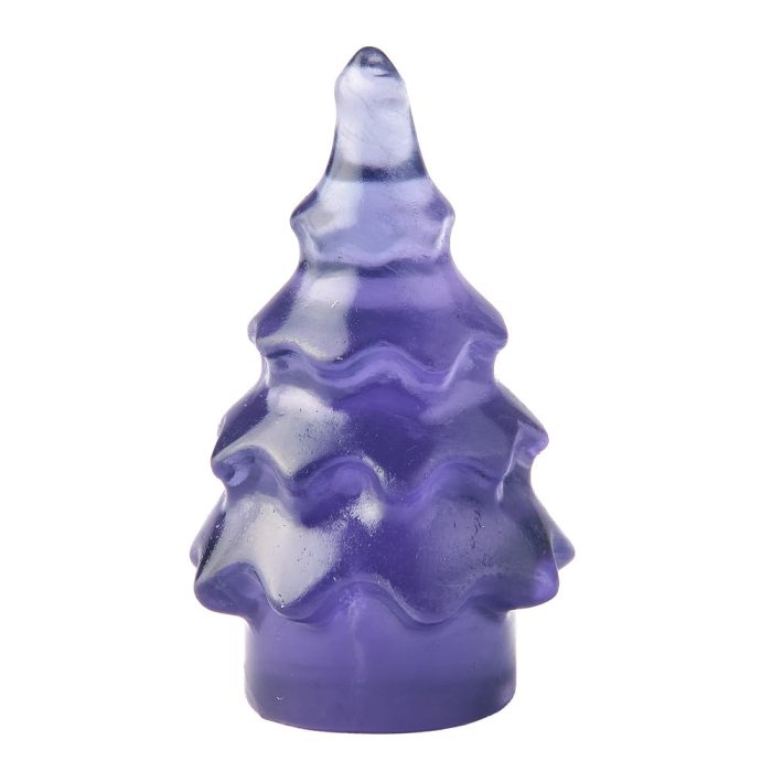 Purple Fluorite Christmas Tree, 5cm (1pc) NFD