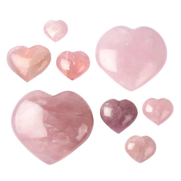 Rose Quartz Heart (Kgs) NFD