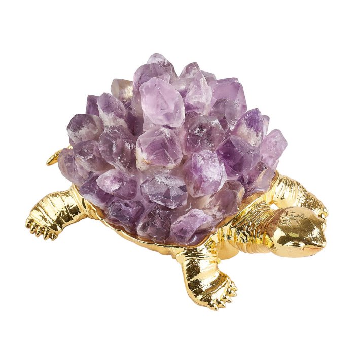 Amethyst Gold Turtle (1pc) NFD