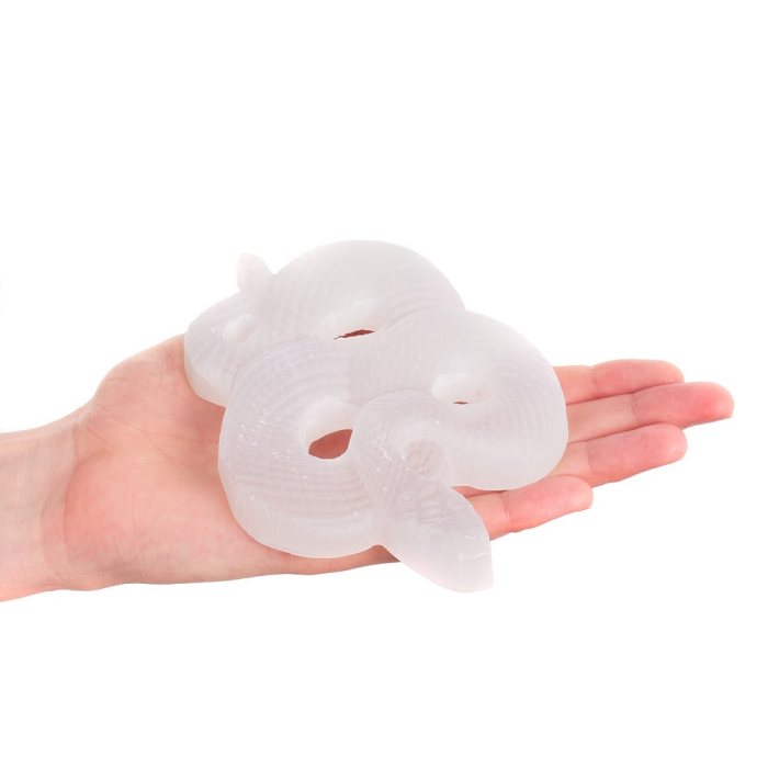 Large Selenite Snake, 137mm (1pc) NFD
