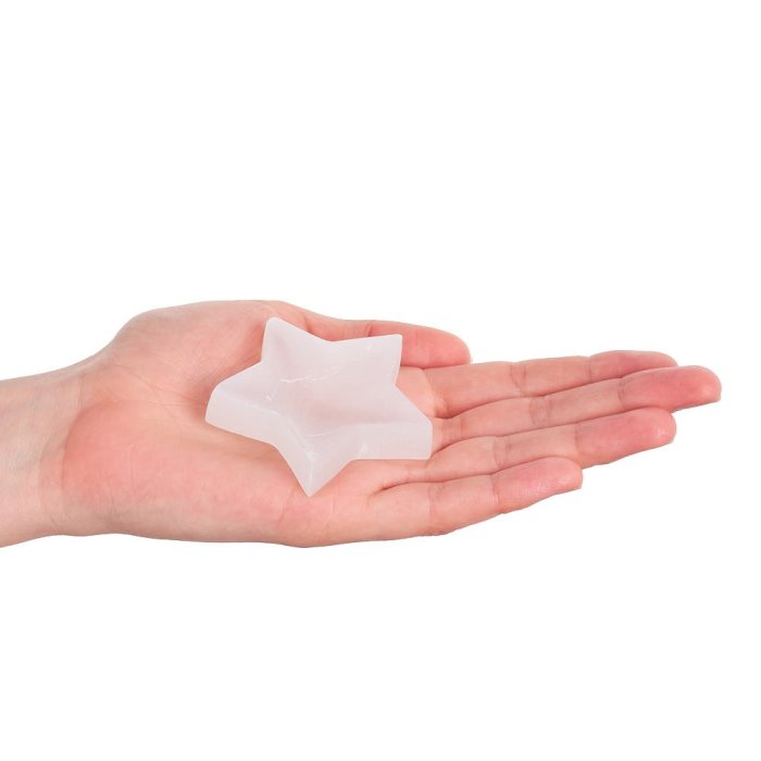 Selenite Mini Star Shaped Bowl, 60mm (1pc) NFD