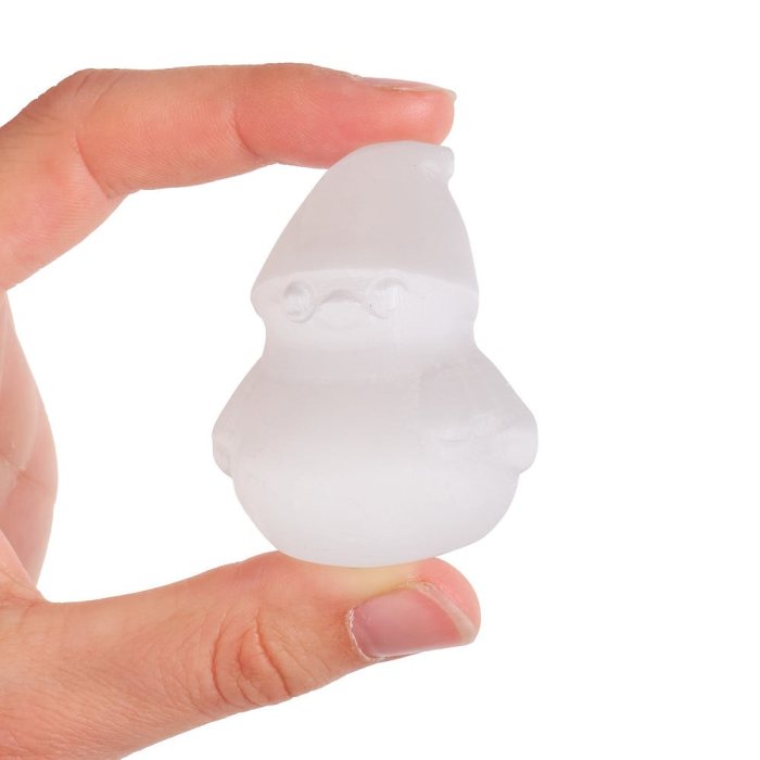 Selenite Snowman, 50mm (1pc) NFD