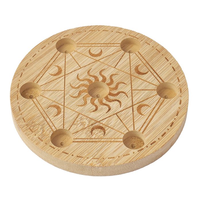 Bamboo Crystal Grid, 123mm, (1pc)