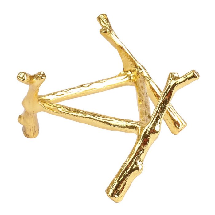 Gold Triangle Shaped Stand (1pc) NFD