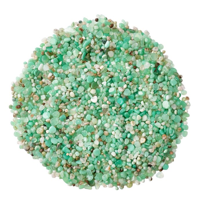 Chrysoprase Tumbled Chips, 3-5mm (100g)