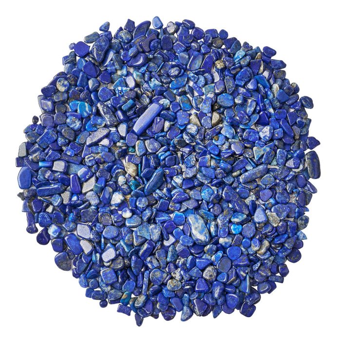 Lapis Tumbled Chips, 3-5mm (100g)