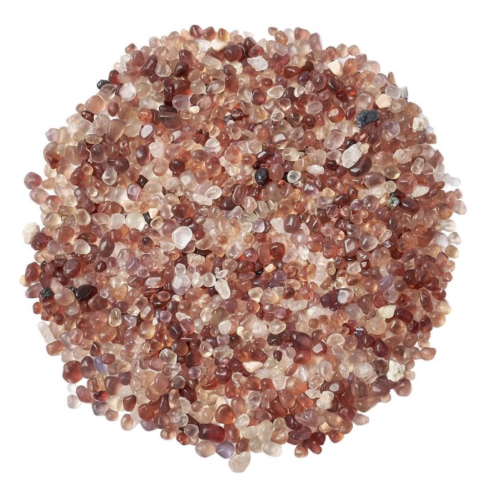 Pink Fluorite Tumbled Chips 3-5mm (100g)