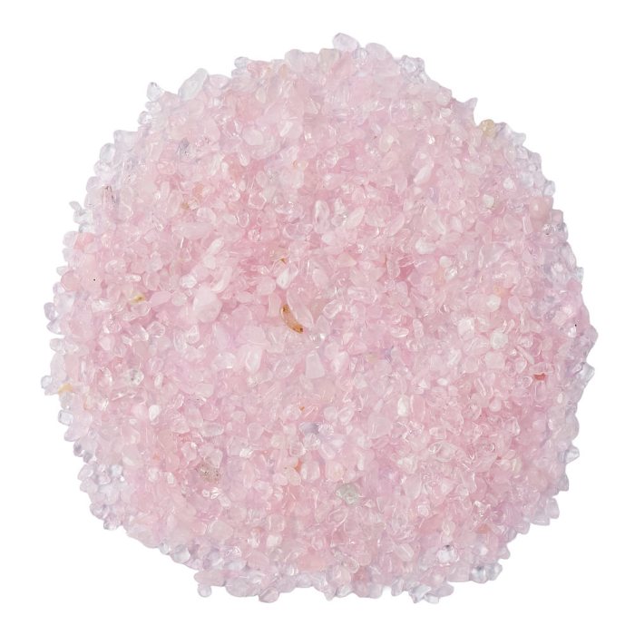 Rose Quartz Tumbled Chips 3-5mm (100g)