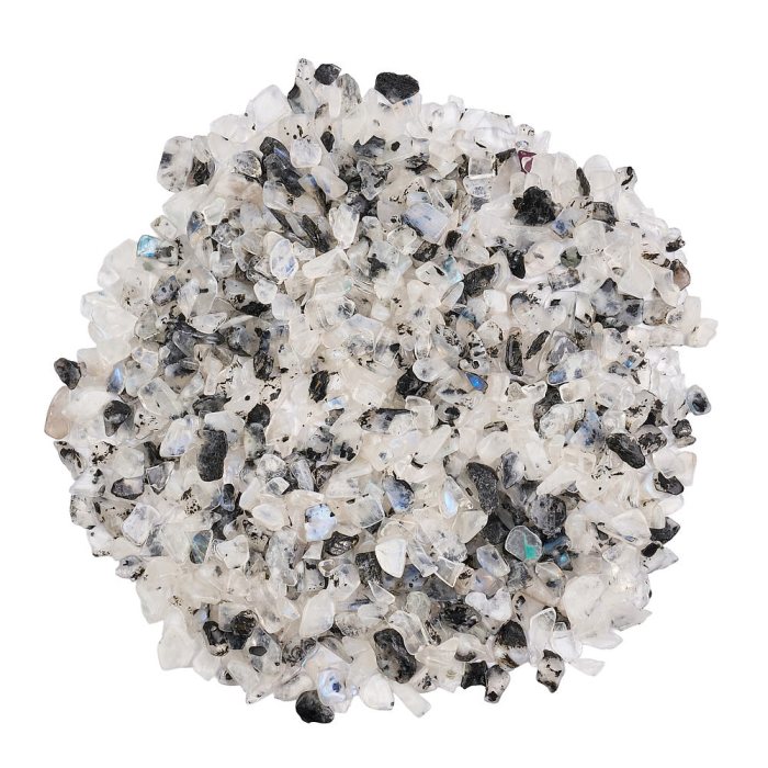 Rainbow Moonstone Tumbled Chips 5-7mm (100g)