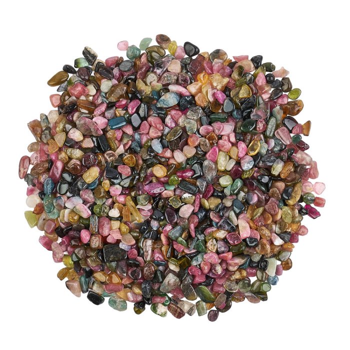 Tourmaline Tumbled Chips, 5-7mm (100g)