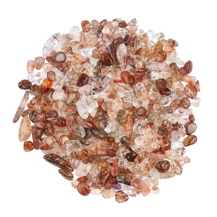 Black Gold Super 7 Tumbled Chips, 5-7mm (100g)