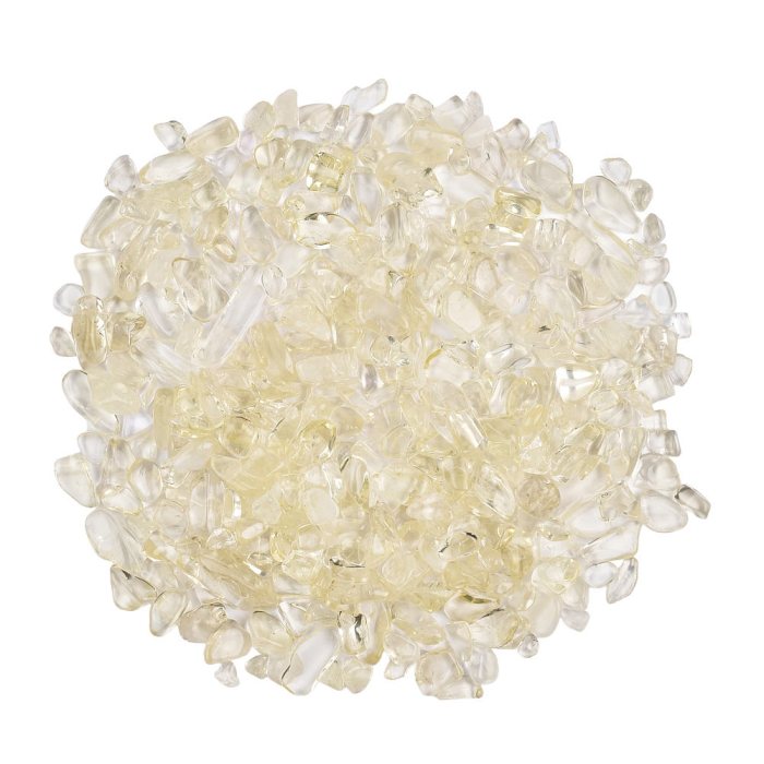 Lemon Quartz Tumbled Chips, 5-7mm (100g)