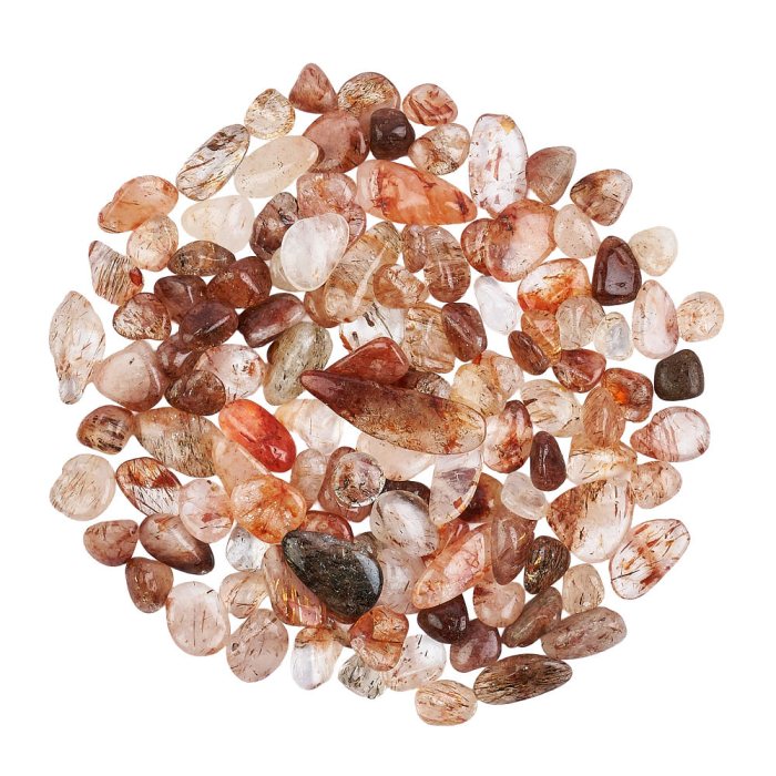 Black Gold Super 7 Tumbled Chips, 8-12mm (100g)