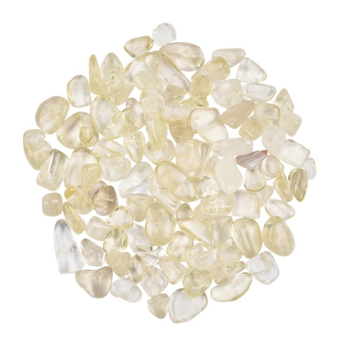 Lemon Quartz Tumbled Chips, 8-12mm (100g)