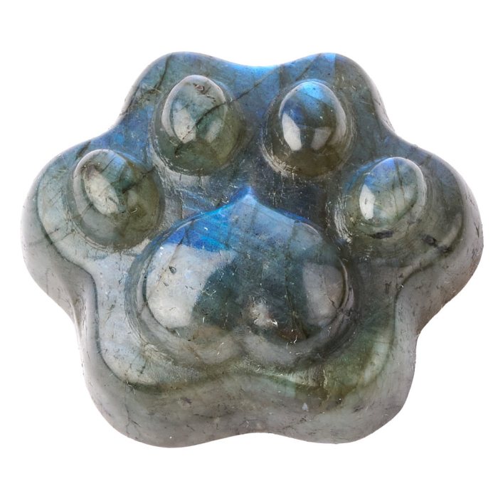 Labradorite Paw Print (1pc) NFD