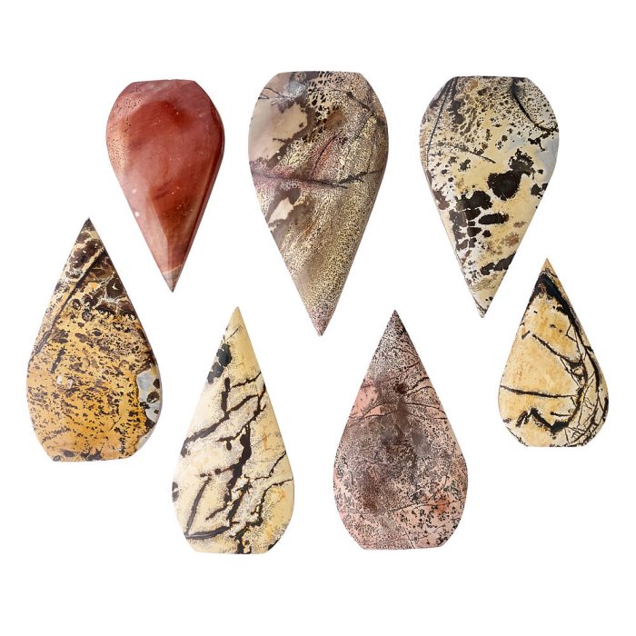 Dendritic Jasper Polished Drops (Kgs) NFD
