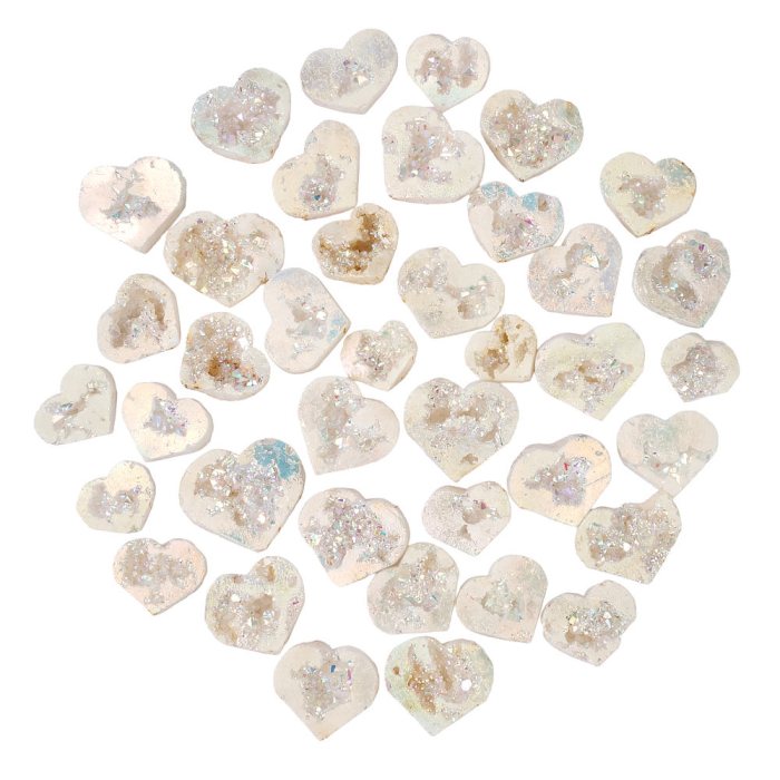 Moroccan Geode Angel Aura Hearts (kgs) NFD