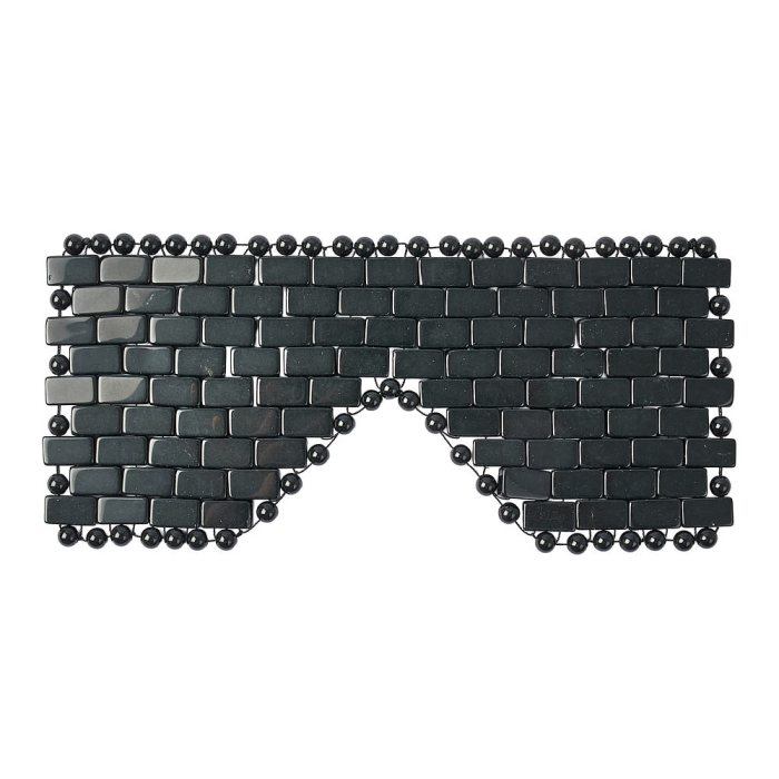 Black Obsidian Bead Eye Mask (1pc) NFD