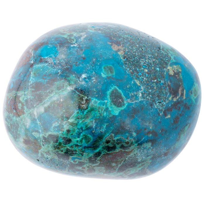 Chrysocolla A Grade Tumblestone 60-80g, Peru (1pc) 