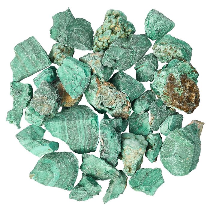 Malachite Chips approx 10-30mm (200g)