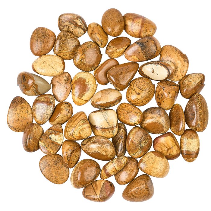 Kalaharie Picture Stone Large Tumblestone, 30-40mm, Zambia (1kg)