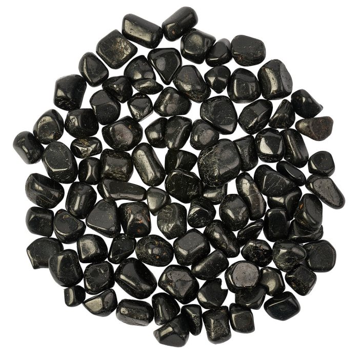 Black Tourmaline Small Tumblestones 10-20mm Zimbabwe (250g)