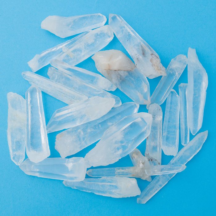 Rock Crystal Points Natural Laser approx 5-10cm (500g) 