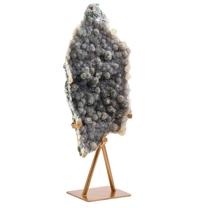 Amethyst Druze on Gold Stand 1.4kg (1pc)