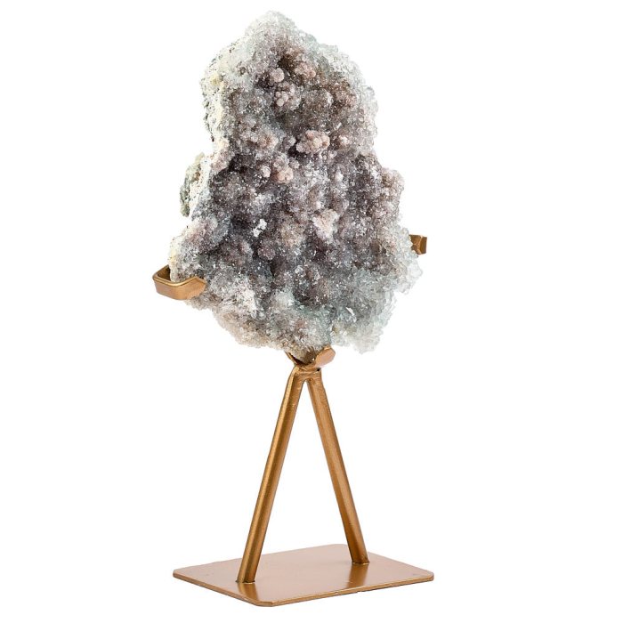 Amethyst Druze on Gold Stand 1kg (1pc)