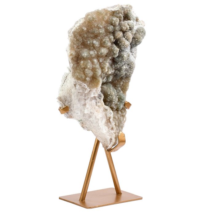 Amethyst Druze on Gold Stand (1pc) 1.9kg