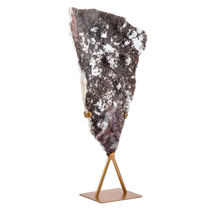 Amethyst Druze on Gold Stand 1.9kg (1pc)