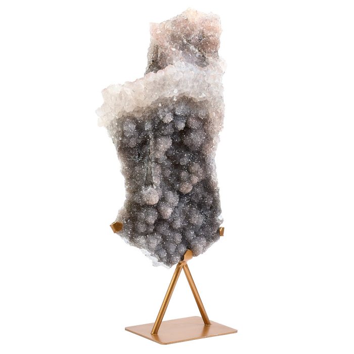 Amethyst Druze on Gold Stand 2.5kg (1pc)