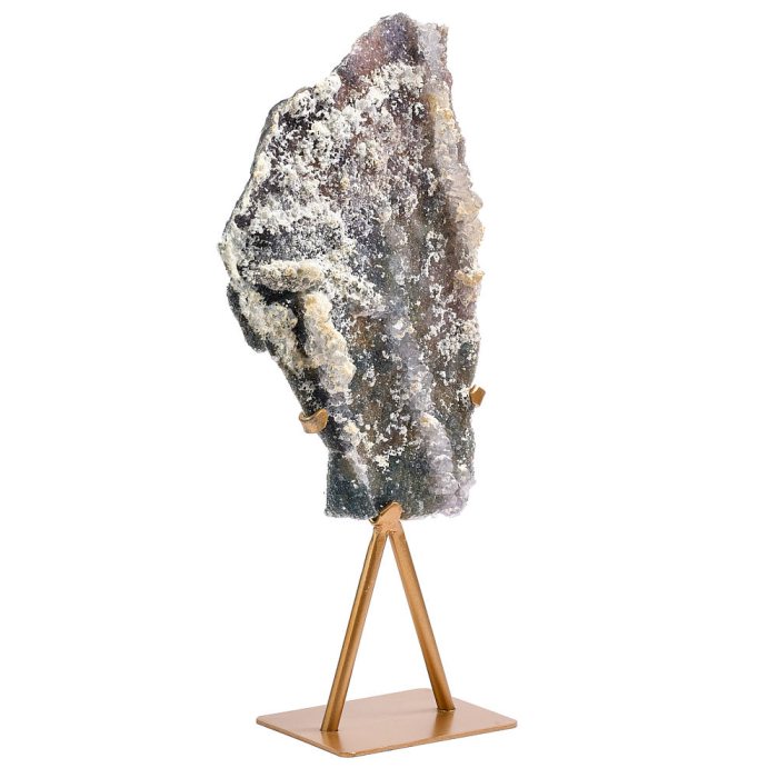 Amethyst Druze on Gold Stand 650g (1pc)
