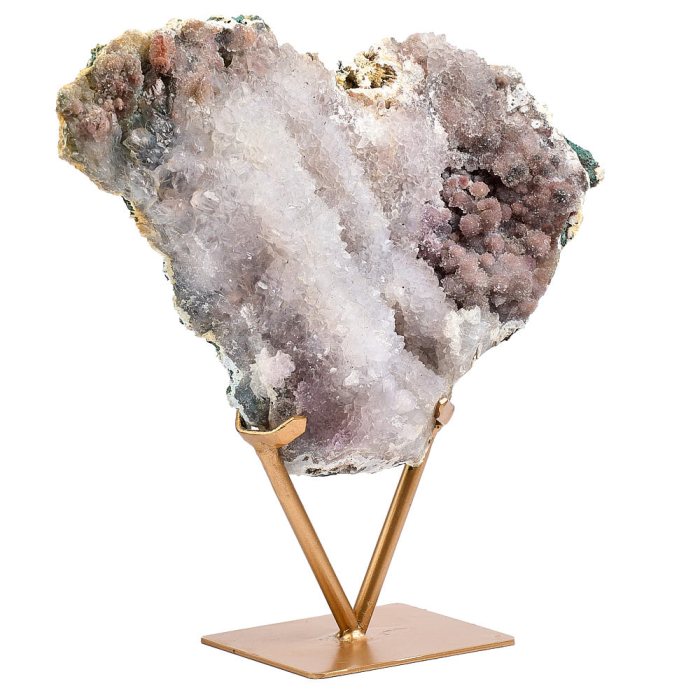 Amethyst Druze on Gold Stand 1.980kg (1pc)