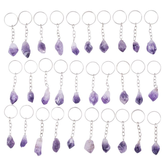Amethyst Point Mini Keyring (30pcs)