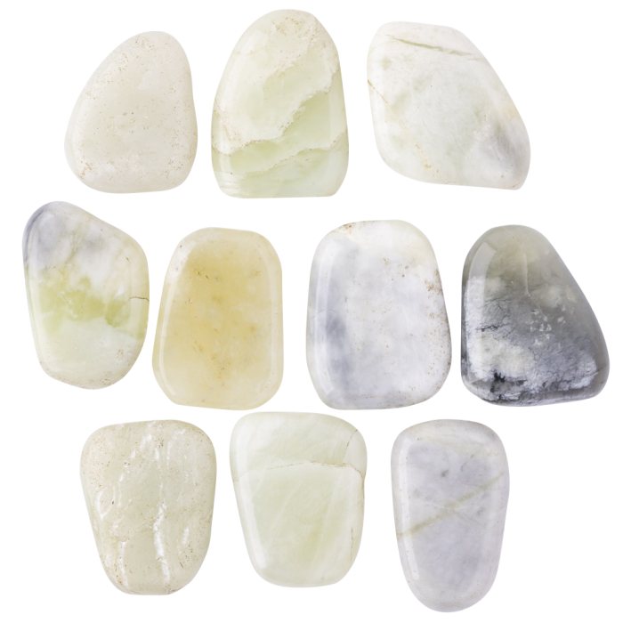 New Jade 35-45mm Smoothstone (10pcs) NFD