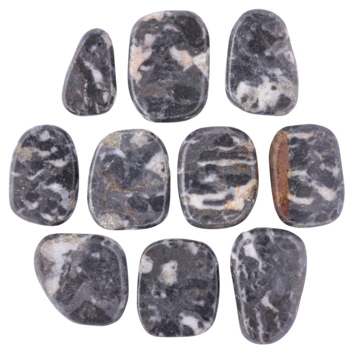 Zebra Jasper 35-45mm Smoothstone (10pcs) NETT