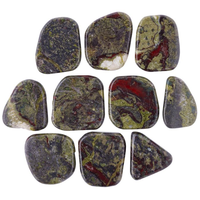 Dragon Blood Stone 35-45mm Smoothstone (10pcs) NETT