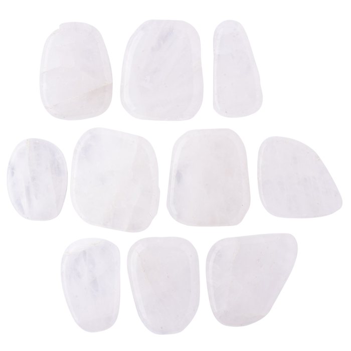 Rock Crystal 35-45mm Smoothstone (10pcs) NFD