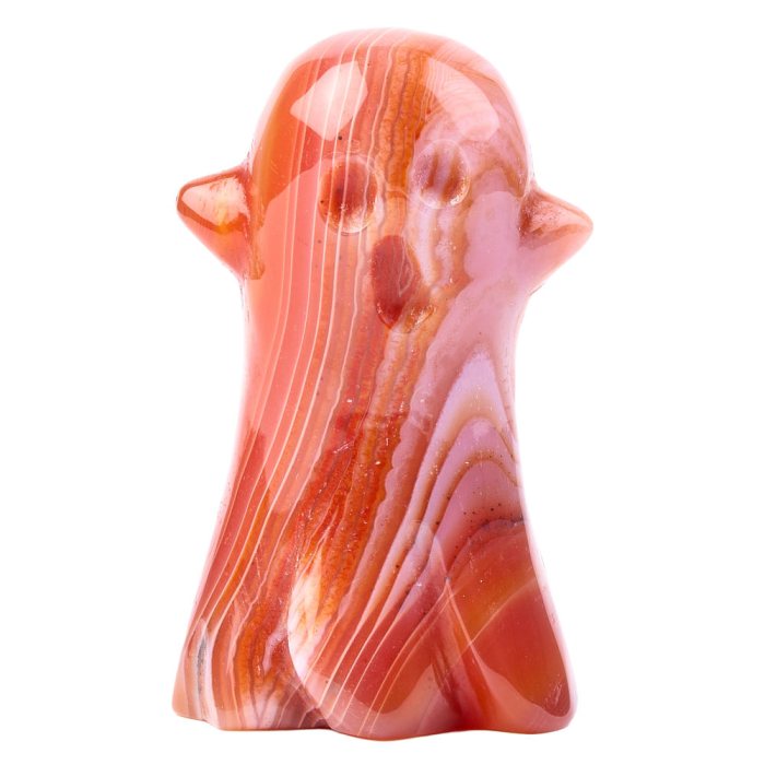 Carnelian Ghost Carving 30x50mm (1pc) NETT