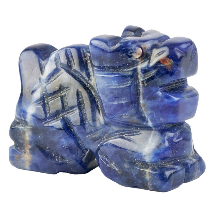 Sodalite Dragon Carving (1pc)