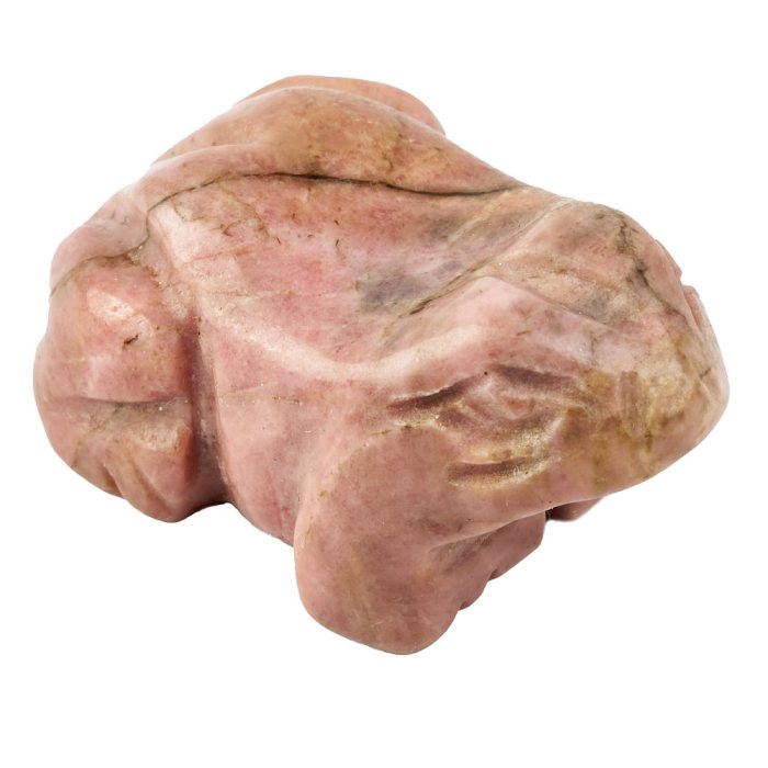 Rhodonite Frog Carvng (1pc)