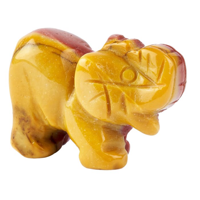 Mookaite Elephant Carving (1pc)