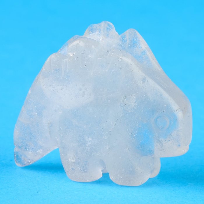 Quartz Stegasaurus Carving (1pc)