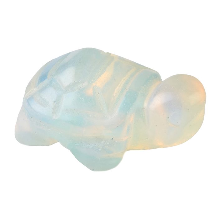 Opalite Turtle Carving (1pc)