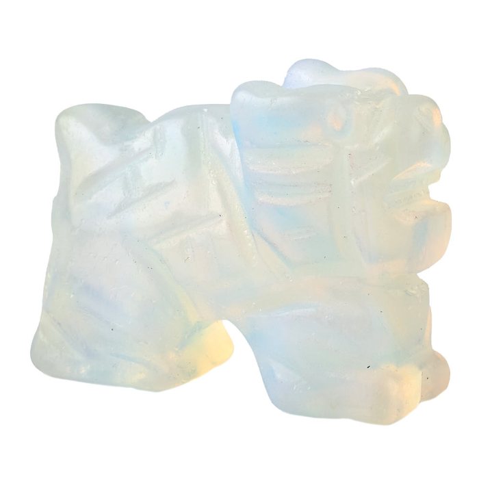 Opalite Dragon Carving (1pc)
